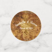 Wedding Steampunk Kaart Industrieel Confetti (Kleine voorkant)