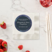 Wedding Sterrennacht Celestial Dank u Navy Servet (Insitu)