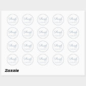 Wedding sticker bedankt. (Vel)
