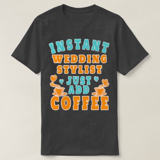 WEDDING STYLIS T-SHIRT (Design voorkant)