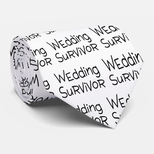 Wedding Survivor Stropdas (Opgerold)