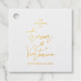 Wedding Swan Back Bedankjes Labels