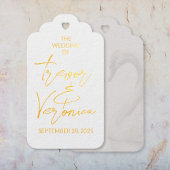 Wedding Swan Back Cadeaulabels