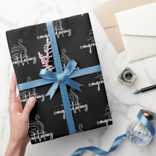 Wedding Swan Gefeliciteerd Cadeaupapier