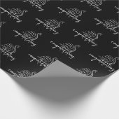 Wedding Swan Gefeliciteerd Cadeaupapier (Hoek)