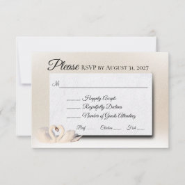 Wedding Swans Collectie RSVP Kaartje