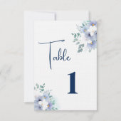 Wedding Table Kaart-Linen Bedankkaart (Voorkant)