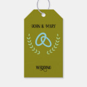 Wedding Tag announcement Cadeaulabel (Voorkant)