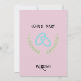 Wedding Tag  announcement  Kaart
