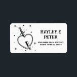 Wedding Tattoo Hart Adresetiketten Stickers<br><div class="desc">Wedding Tattoo Heart labels - Stickers Adresetiketten - Perfect voor bruiloften of andere gelegenheden.</div>