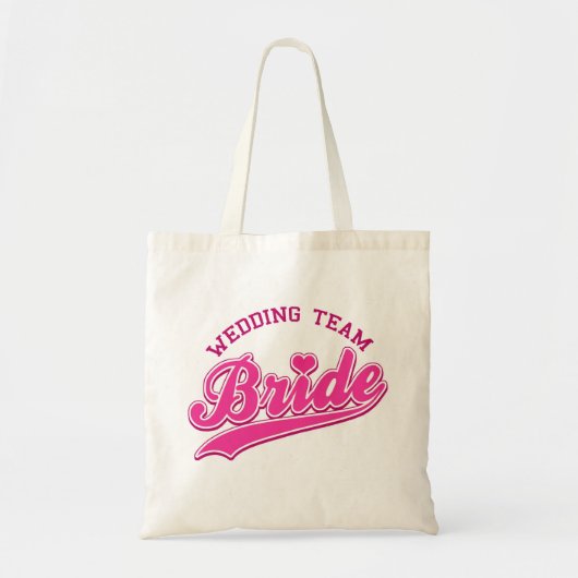 WEDDING TEAM BRIDE - tas (Voorkant)