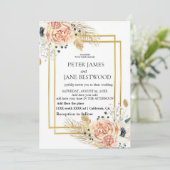 Wedding template simple  kaart (Staand voorkant)