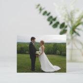 Wedding Thank you Briefkaart (Staand voorkant)