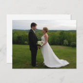 Wedding Thank you Briefkaart (Voorkant / Achterkant)