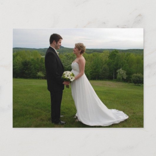 Wedding Thank you Briefkaart (Voorkant)