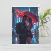 Wedding  thank you card ... bedankkaart (Staand voorkant)
