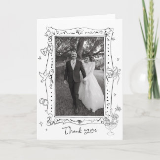 Wedding Thank You Card Kaart