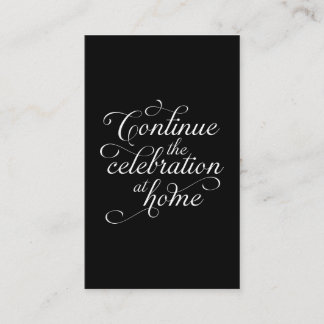 Wedding Thank You Card Visitekaartje