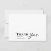 Wedding Thank You Card voor altijd begonnen (Voorkant)