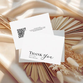 Wedding Thank You Card voor altijd begonnen