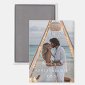 Wedding Thank You Magnet (Voorkant / Achterkant)