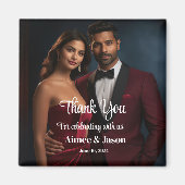 Wedding Thank You Magnet (Voorkant)