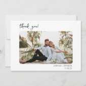 Wedding thank you whimsical bedankkaart (Voorkant)