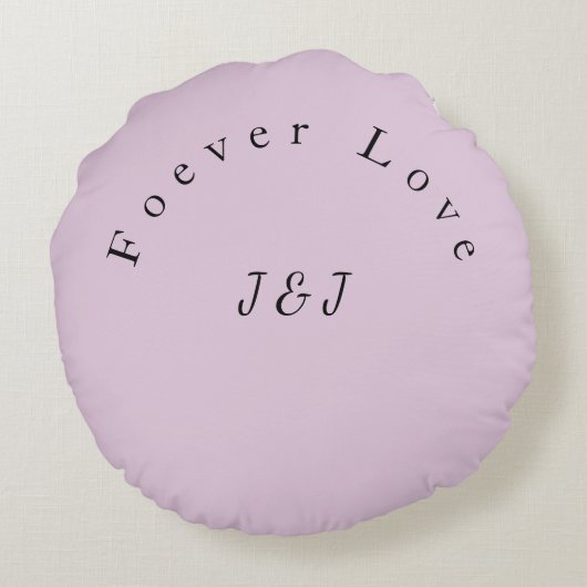 Wedding Theme Romantic  Rond Kussen (Achterkant)