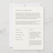 Wedding Time Newspaper - Uitnodiging Herinnering K (Achterkant)