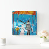 Wedding Time! Vierkante Klok (Huis)