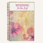 Wedding To Do List Planner Notitieboek (Voorkant)