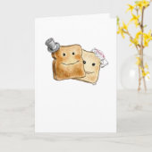 Wedding Toast Wenskaart Kaart (Gele Bloem)