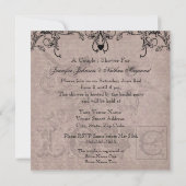 Wedding Tortelduifjes Couple's Shower Invitation Kaart (Achterkant)