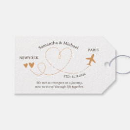 Wedding Travel Flight Airplane Cadeaulabel