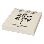 Wedding Tree with Roses for Thank Guests Rubberstempel (Stempel)