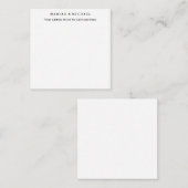 Wedding Trend Minimalist Professionele Naam Adres Informatiekaartje (Voorkant / Achterkant)