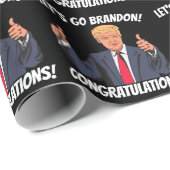 WEDDING TRUMP LAAT BRANDON WRAPPING PAPIER GAAN (Rol Hoek)