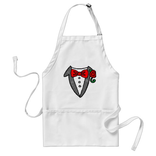 Wedding Tuxedo Apron Standaard Schort (Voorkant)