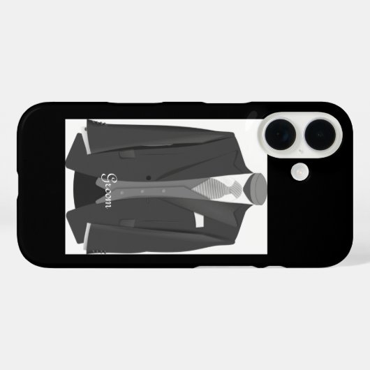 Wedding Tuxedo Groom Case-Mate iPhone Case (Achterkant (horizontaal))