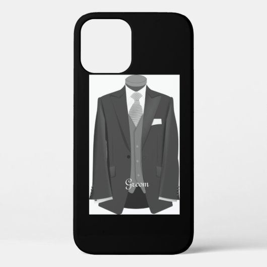 Wedding Tuxedo Groom Hoesje-Mate iPhone Case (Achterkant)