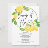 Wedding Uitgestelde notities Wijziging plannen Lem Kaart (Voorkant)