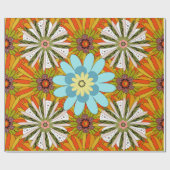 Wedding-uitnodiging. Abstracte florale achtergrond Cadeaupapier (Vlak)