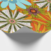 Wedding-uitnodiging. Abstracte florale achtergrond Cadeaupapier (Hoek)