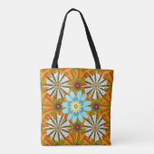 Wedding-uitnodiging. Abstracte florale achtergrond Tote Bag (Achterkant)
