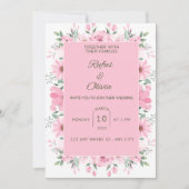 Wedding-uitnodiging. Kaart (Voorkant)