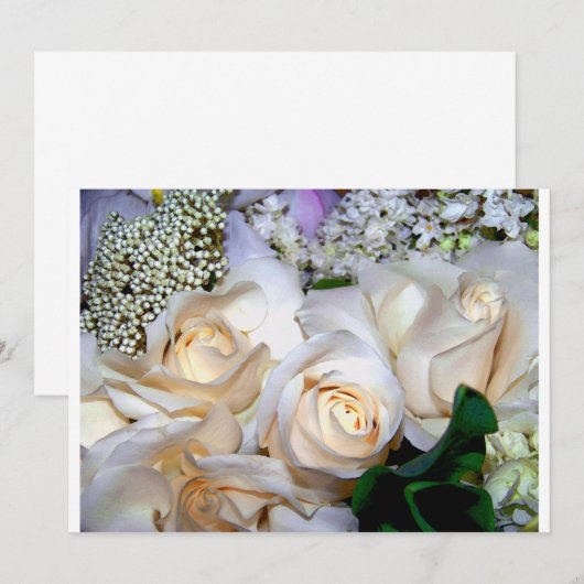 Wedding_Uitnodiging Kaart (Voorkant / Achterkant)