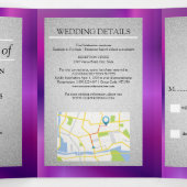 wedding uitnodiging Uitnodiging met drie luiken (Binnenkant midden)