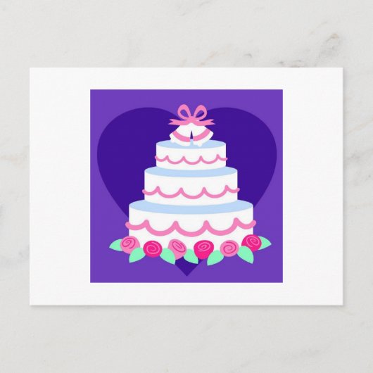 Wedding-uitnodigingen Briefkaart (Voorkant)