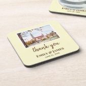 Wedding Ulm Minster Germany Farida Greenfield Bier Onderzetter (Linkerzijde)