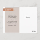 Wedding Update Photo Briefkaart (Achterkant)